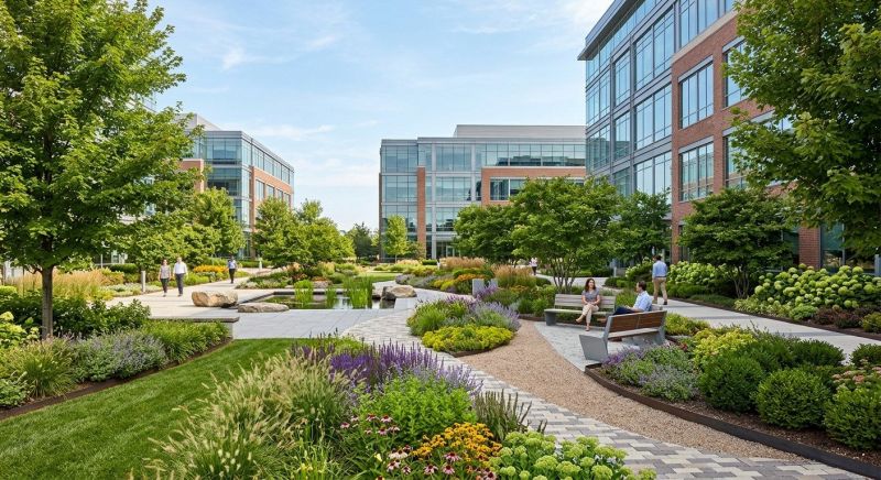 Commercial Landscape Design project example
